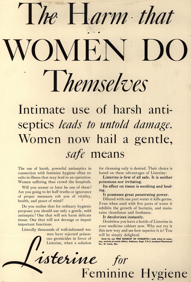 Illustration for article titled That Time Listerine Claimed It Was Good For Cleaning the Vagina
